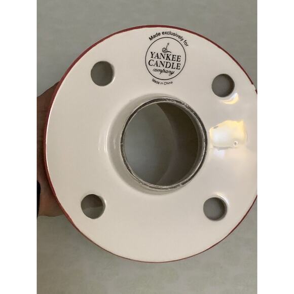 Yankee Candle Bows Bouquets Large Shade Candle Topper Yellow & Green RARE - Picture 3 of 6